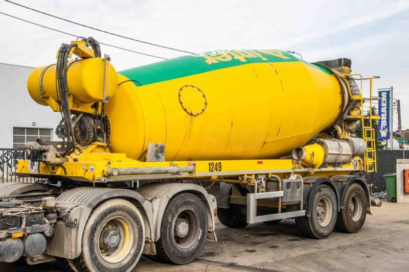 DE BUF BETON MIXER/MALAXEUR/MISCHER12M3 - Concrete mixer semi-trailer: picture 1 DE BUF BETON MIXER/MALAXEUR/MISCHER12M3 - Concrete mixer semi-trailer: picture 1