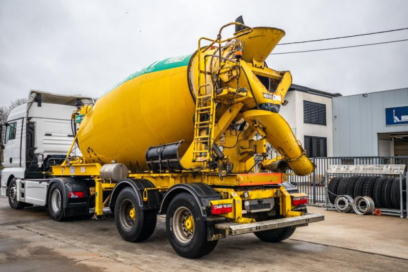 Imer BETON MIXER/MALAXEUR/MISCHER-10M3- STEERING AXLE - Concrete mixer semi-trailer: picture 4 Imer BETON MIXER/MALAXEUR/MISCHER-10M3- STEERING AXLE - Concrete mixer semi-trailer: picture 4