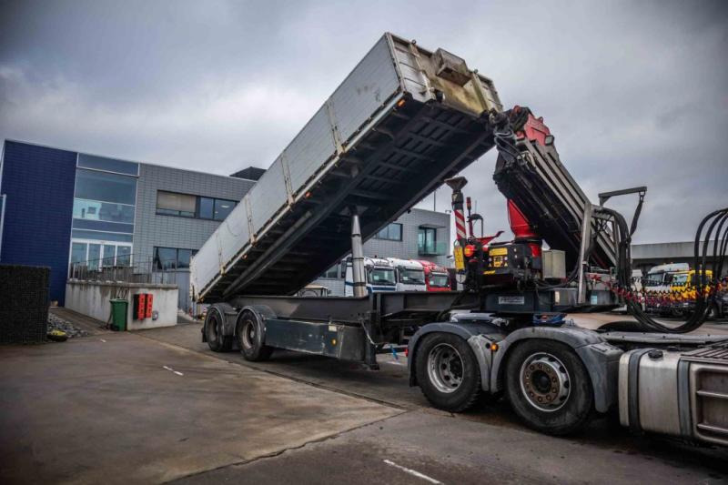 Kwb KIPPER + FASSI F245A/5X - Tipper semi-trailer: picture 2 Kwb KIPPER + FASSI F245A/5X - Tipper semi-trailer: picture 2