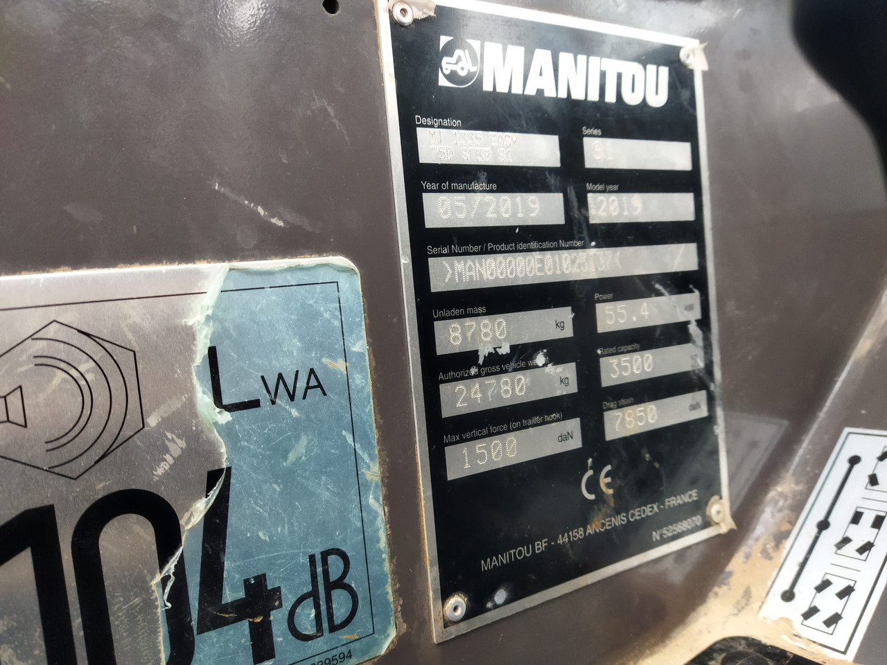 Telescopic handler MANITOU MT1335 EASY: picture 13