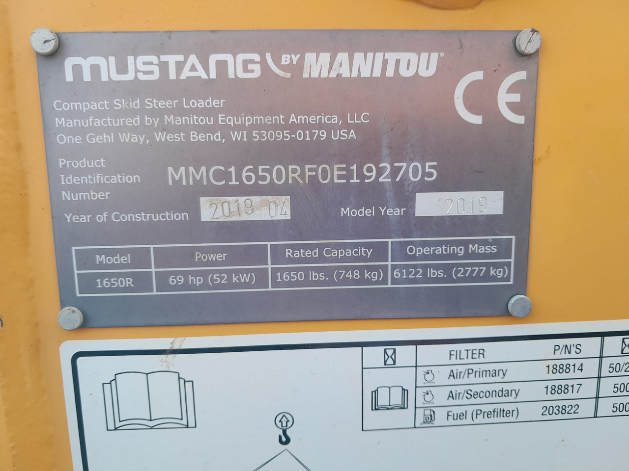 Skid steer loader MUSTANG 1650R: picture 9