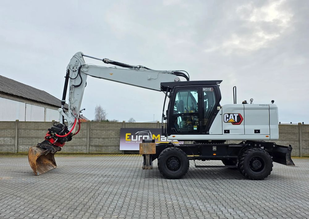 Caterpillar 318, 2021 ROK, 2200 MTH, ROTOTILT R5 - Wheel excavator: picture 4 Caterpillar 318, 2021 ROK, 2200 MTH, ROTOTILT R5 - Wheel excavator: picture 4