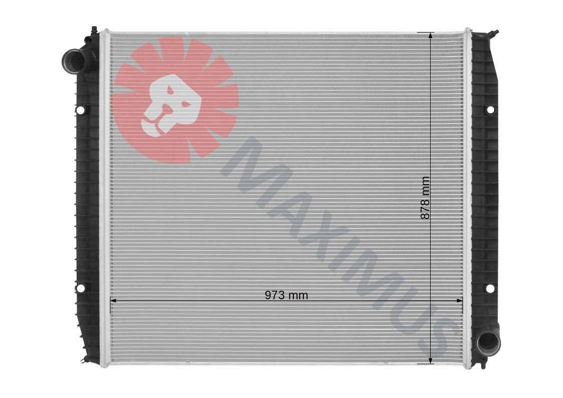 MERCEDES-BENZ EVOBUS TOURISMO TRAVEGO - Radiator for Bus: picture 2 MERCEDES-BENZ EVOBUS TOURISMO TRAVEGO - Radiator for Bus: picture 2