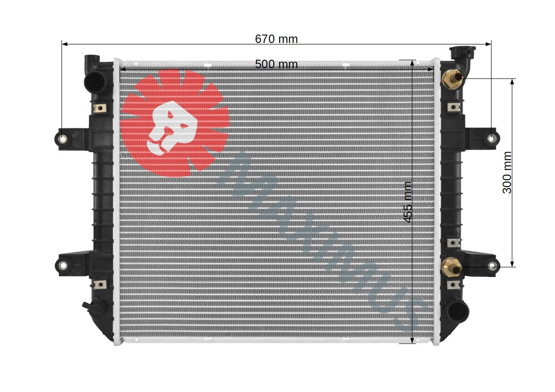 NISSAN FORKLIFT - Radiator for Forklift: picture 2 NISSAN FORKLIFT - Radiator for Forklift: picture 2