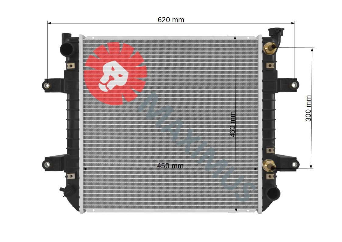 NISSAN FORKLIFT WŻÓEK WIDŁOWY - Radiator for Forklift: picture 3 NISSAN FORKLIFT WŻÓEK WIDŁOWY - Radiator for Forklift: picture 3