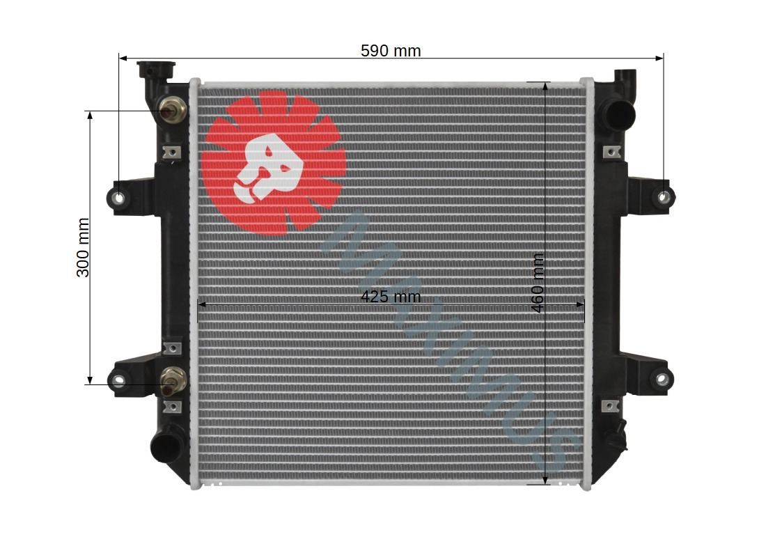 NISSAN WÓZEK WIDŁOWY - Radiator for Forklift: picture 2 NISSAN WÓZEK WIDŁOWY - Radiator for Forklift: picture 2