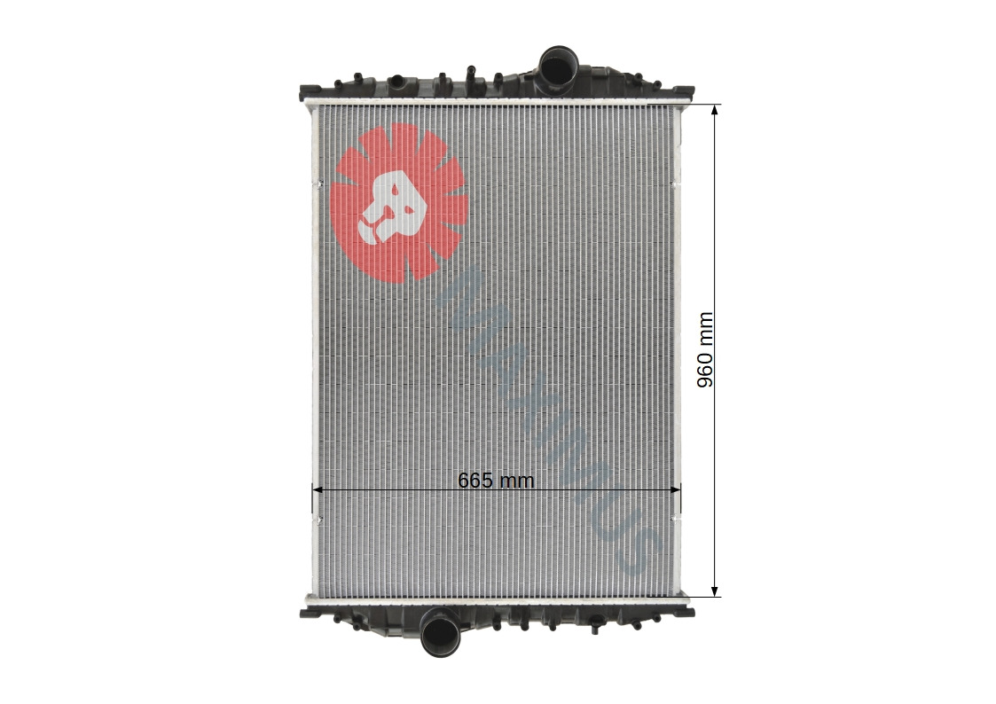 SETRA SOLARIS NEOPLAN MERCEDES HD URBINO CITYLINER INTEGRO - Radiator for Bus: picture 2 SETRA SOLARIS NEOPLAN MERCEDES HD URBINO CITYLINER INTEGRO - Radiator for Bus: picture 2