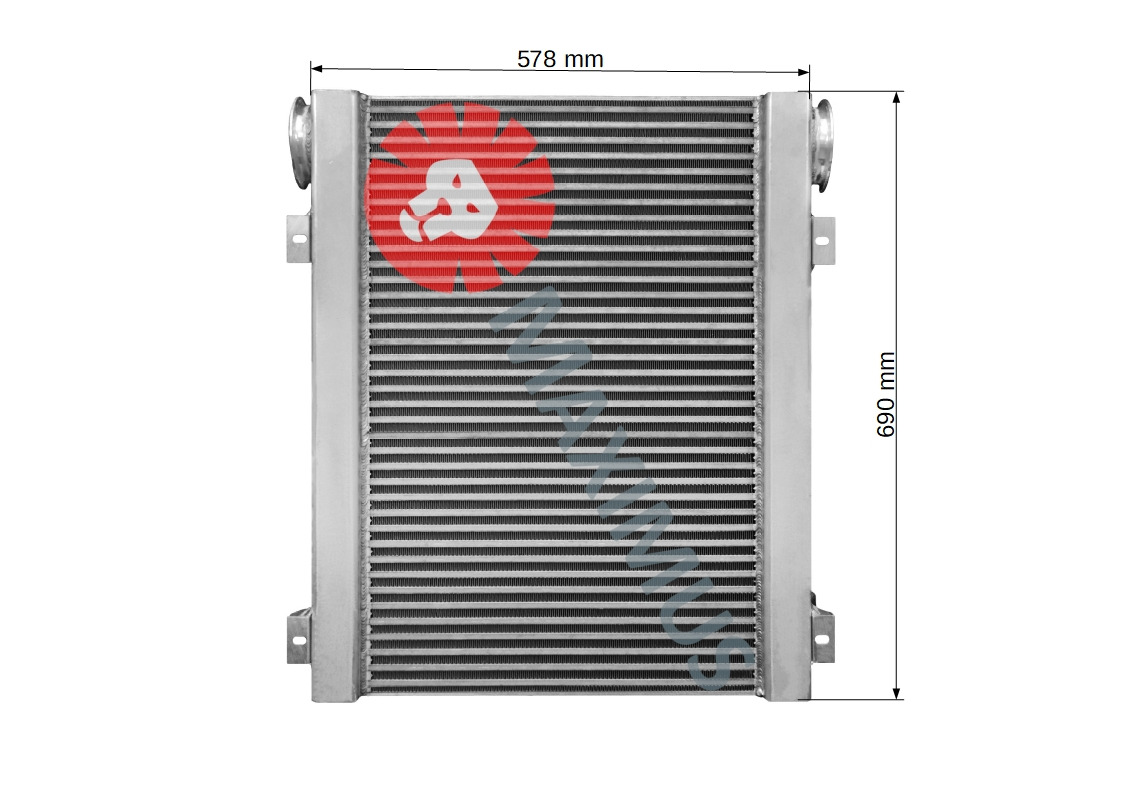 TEMSA LF12 - Intercooler for Bus: picture 2 TEMSA LF12 - Intercooler for Bus: picture 2