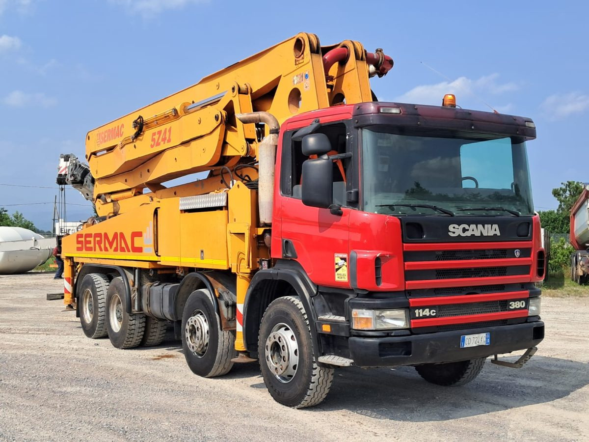 Scania P 114 380 SERMAC 5Z41 - Concrete pump truck: picture 3 Scania P 114 380 SERMAC 5Z41 - Concrete pump truck: picture 3