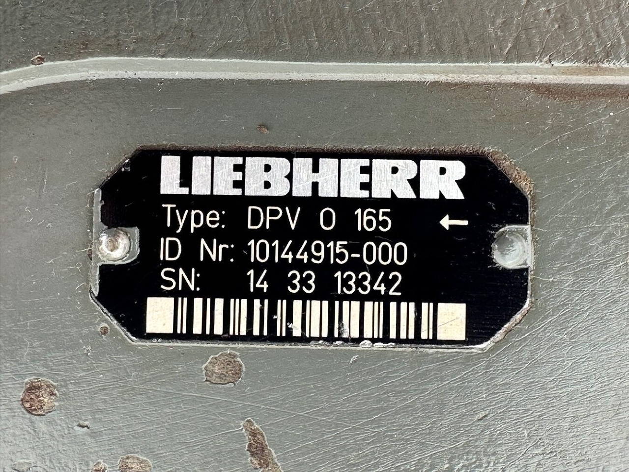 Hydraulic pump for Wheel excavator Liebherr Hydraulikverstellpumpe Typ:DPV O 165.   ID-Nr.10120060 - ID-Nr.10144915.   LH120 C-1103, LH120 CG-1103, LH120 M-1102.   #10144915.13342#: picture 17