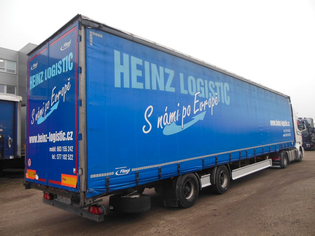 Fliegl SZS 320, LOWDECK, 2 ACHSE!!!, NUTZLAST 25.500 KG - Curtainsider semi-trailer: picture 4 Fliegl SZS 320, LOWDECK, 2 ACHSE!!!, NUTZLAST 25.500 KG - Curtainsider semi-trailer: picture 4