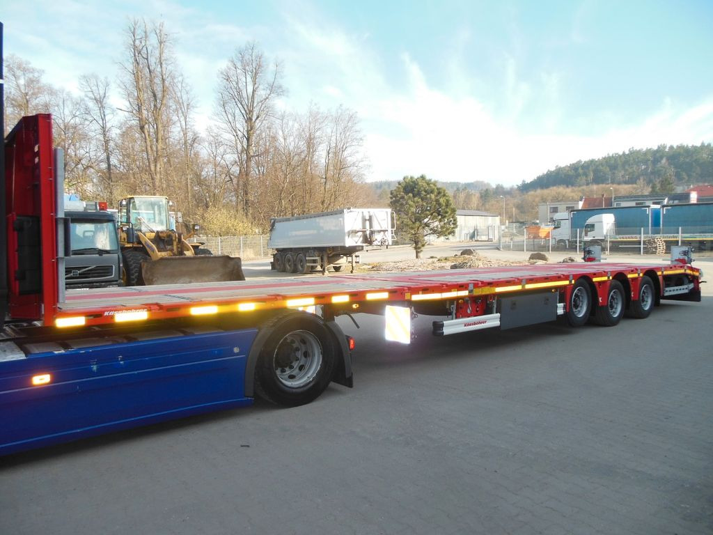 Kässbohrer K.SPA.M3, PLATTFORM MEGA TELESKOP 7M, SOFORT!!! - Low loader semi-trailer: picture 1 Kässbohrer K.SPA.M3, PLATTFORM MEGA TELESKOP 7M, SOFORT!!! - Low loader semi-trailer: picture 1