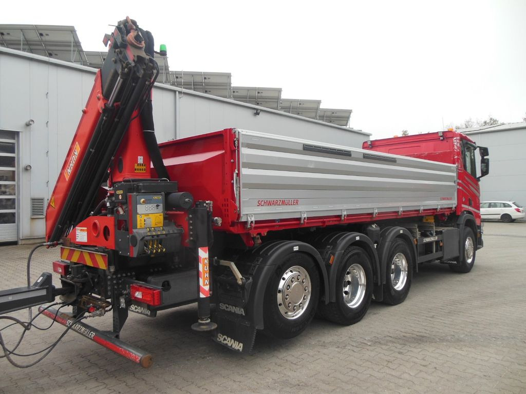 Scania R 580,8X4,KIPPER,BORDMATIC,PALFINGER PK 19.001 - Tipper, Crane truck: picture 3 Scania R 580,8X4,KIPPER,BORDMATIC,PALFINGER PK 19.001 - Tipper, Crane truck: picture 3