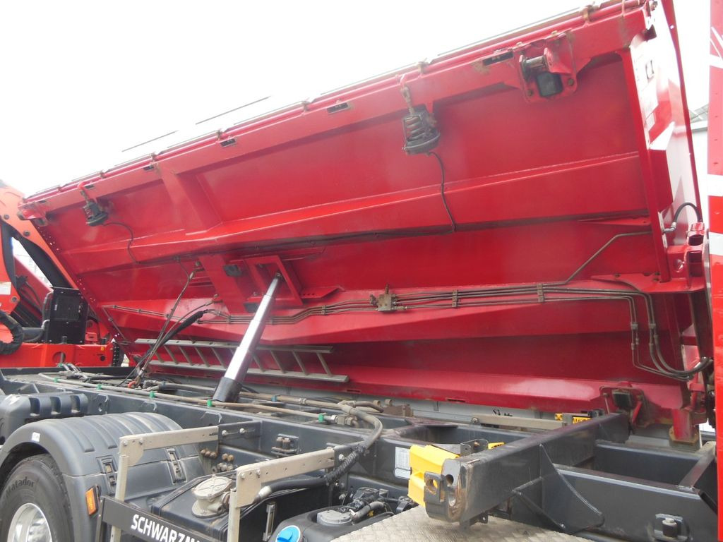 Tipper, Crane truck Scania R 580,8X4,KIPPER,BORDMATIC,PALFINGER PK 19.001: picture 14