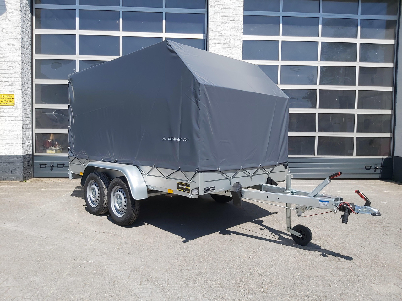 Aluliner Planen Anhänger GTT 2000 301x151x150cm Plane grau schräg (M) 2000kg Aktion - Curtainsider trailer: picture 2 Aluliner Planen Anhänger GTT 2000 301x151x150cm Plane grau schräg (M) 2000kg Aktion - Curtainsider trailer: picture 2