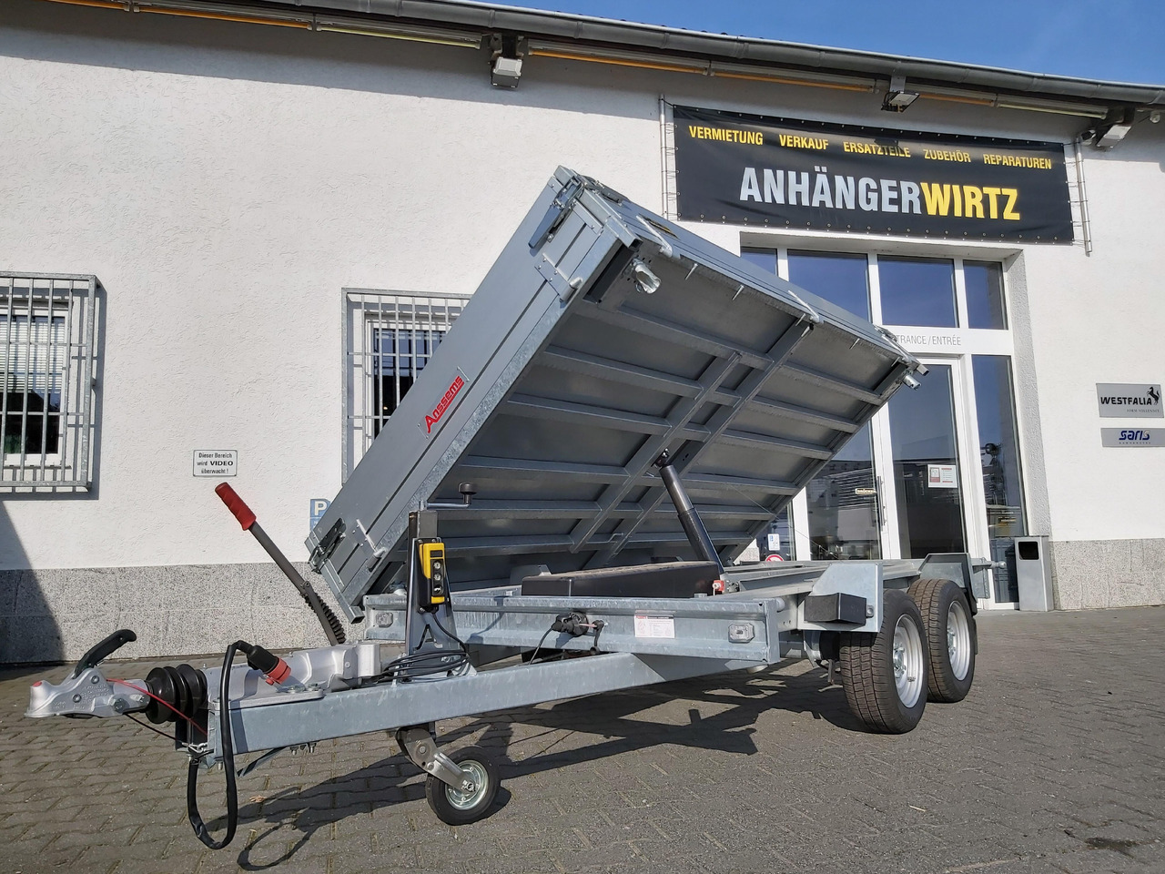 Anssems Kipper KSX 3500 Elektrisch 305x178x35cm Stahlboden niedrig Fahrgestell 3500kg - Tipper trailer: picture 4 Anssems Kipper KSX 3500 Elektrisch 305x178x35cm Stahlboden niedrig Fahrgestell 3500kg - Tipper trailer: picture 4