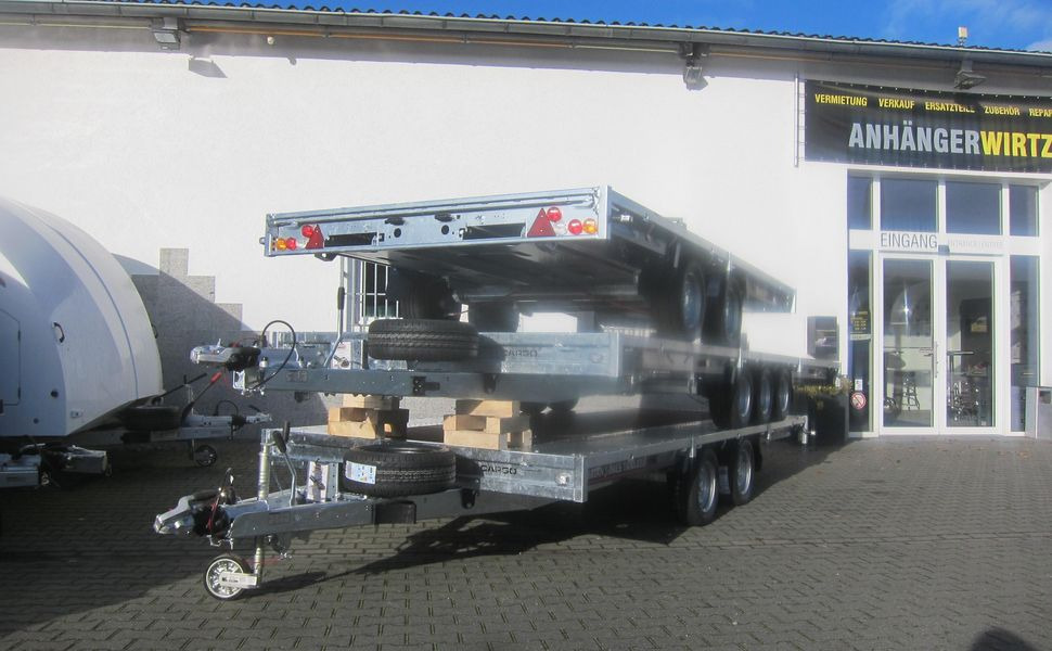 Brian James Trailer CarGO Connect 500x210cm Plateau Tridem 12" 3500kg Modell 2022 - Dropside/ Flatbed trailer: picture 1 Brian James Trailer CarGO Connect 500x210cm Plateau Tridem 12" 3500kg Modell 2022 - Dropside/ Flatbed trailer: picture 1