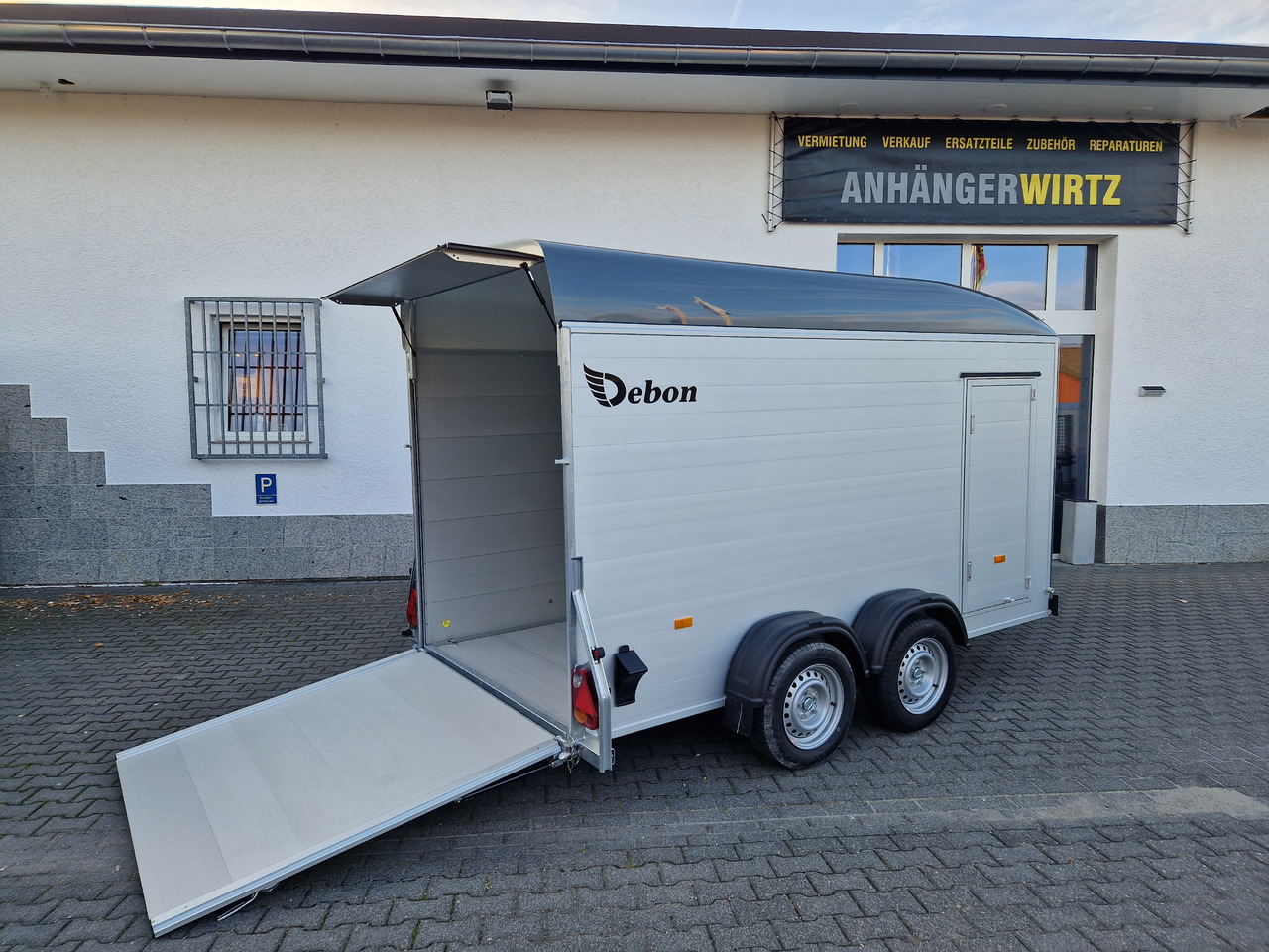Cargo Roadster 500 XL 365x166x198cm Alu Poly irongrey Seitentür 2600kg Pullman 100km/H Modell 09.24 - Car trailer: picture 1 Cargo Roadster 500 XL 365x166x198cm Alu Poly irongrey Seitentür 2600kg Pullman 100km/H Modell 09.24 - Car trailer: picture 1