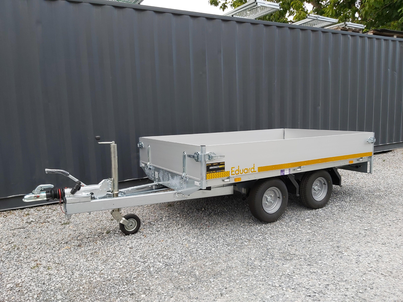 Dropside/ Flatbed trailer Hochlader light 2514 250x145x30cm Lfh: 56cm niedrig Fahrgestell 10" (S) 2000kg budget Aktion: picture 9