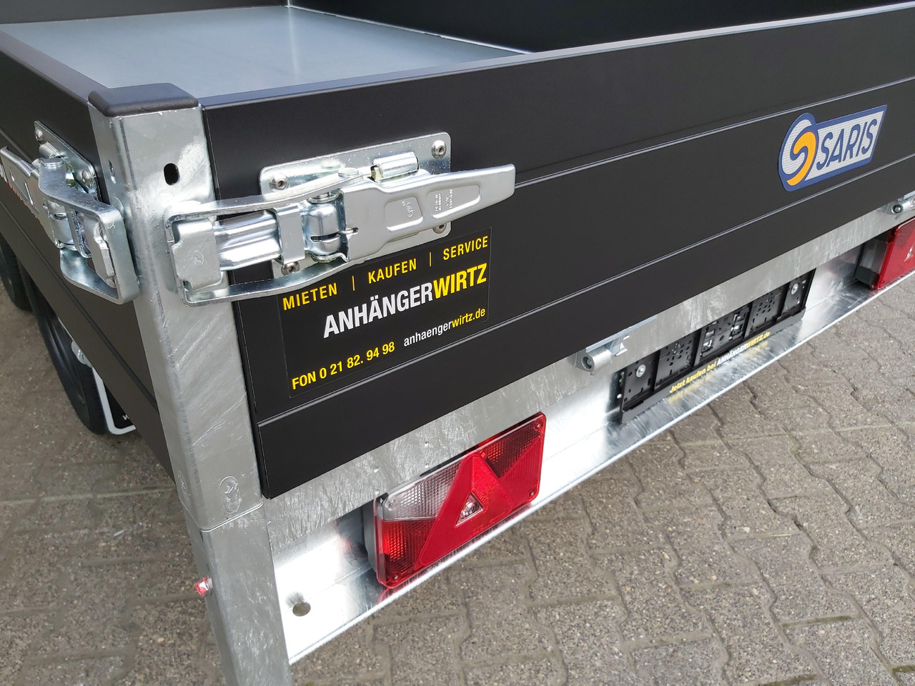 Tipper trailer Saris Kipper K1 306 170 2700 2 E 306x170x30cm black Edition Elektro (M) 2700kg Online Aktion: picture 8