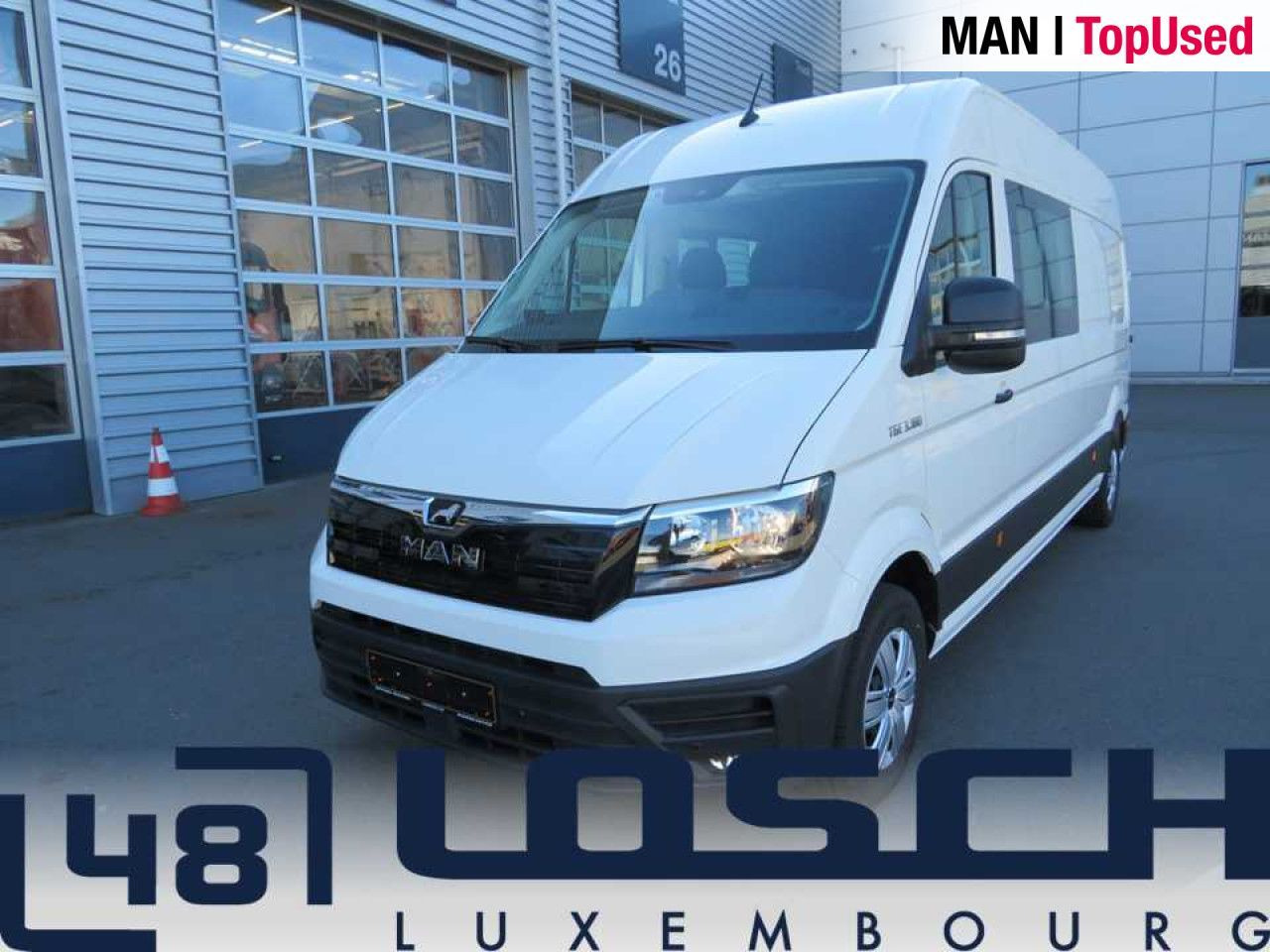MAN TGE 3.180 4X2F L4H3 SB Doka Kasten Klima AHK ZV - Panel van, Combi van: picture 1 MAN TGE 3.180 4X2F L4H3 SB Doka Kasten Klima AHK ZV - Panel van, Combi van: picture 1