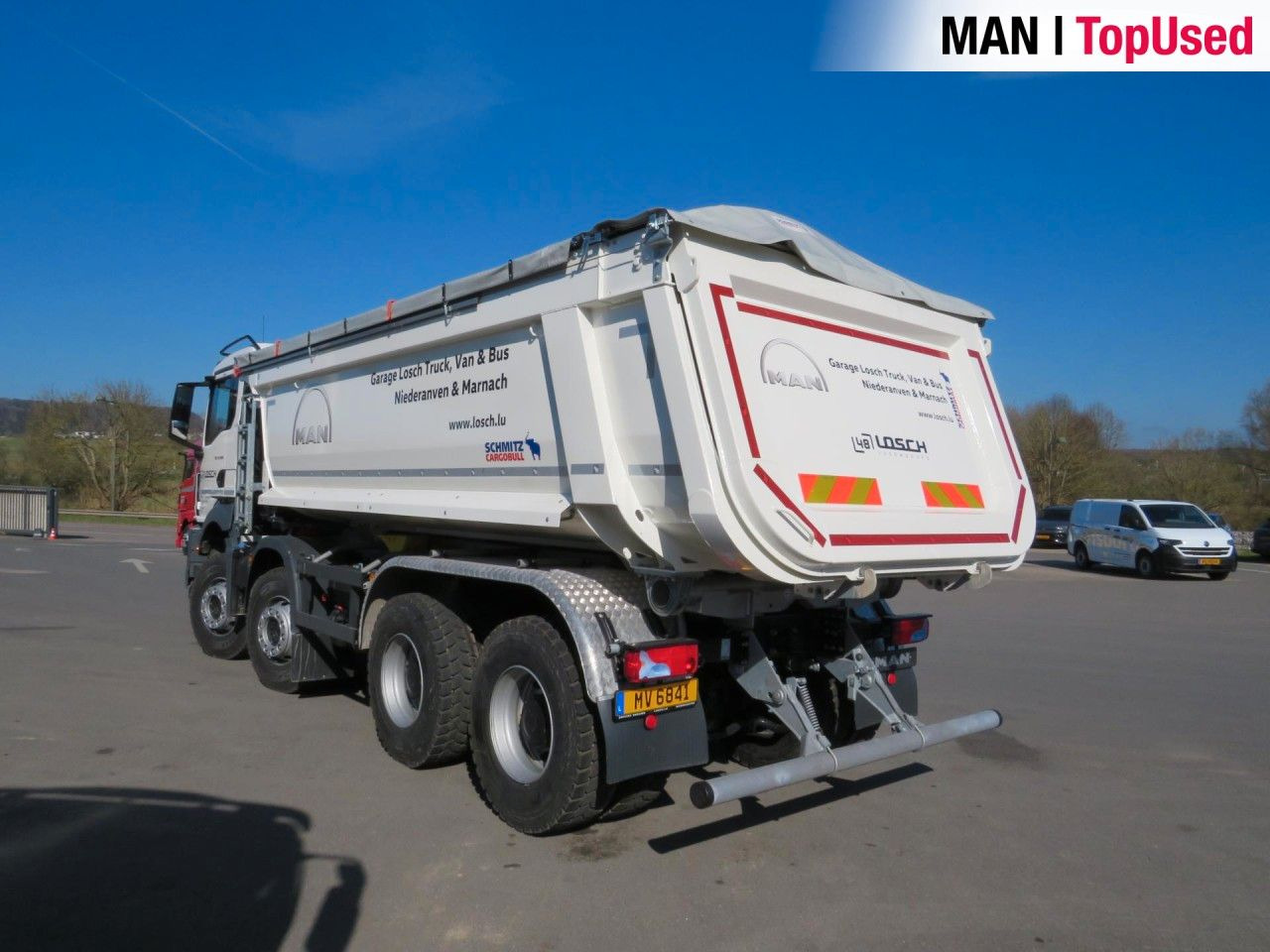 MAN TGS 41.480 8x4 BB CH Schmitz Muldenkipper - Skip loader truck: picture 4 MAN TGS 41.480 8x4 BB CH Schmitz Muldenkipper - Skip loader truck: picture 4