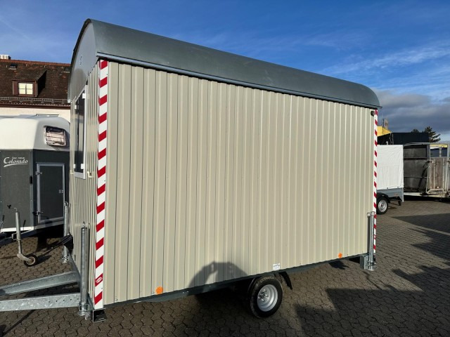 New Car trailer Bauwagen 1350 kg, 3500 x 2200 x 230 cm, 80 km/h Schnelläufer: picture 6