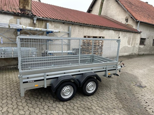 New Car trailer Brenderup Tieflader 2300S Stahl mit Laubgitter, 2,0 to. 3010x1530x400mm: picture 6