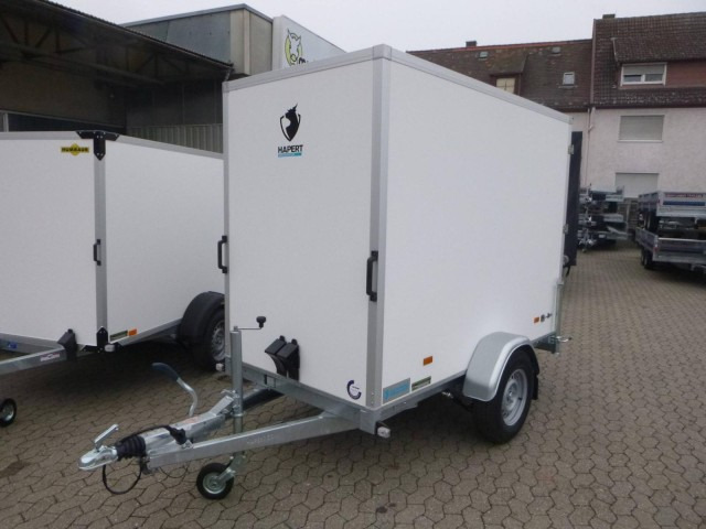 Hapert Sapphire L-1 250x130x180cm, ZG 1,8 to., Koffer Türe - Closed box trailer: picture 1 Hapert Sapphire L-1 250x130x180cm, ZG 1,8 to., Koffer Türe - Closed box trailer: picture 1