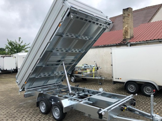 Humbaur 3-Seitenkipper HTK 3500.41 Alu mit BW-Aufsatz, 4100 x 2100 x 350 mm, 3,5 to. - Tipper trailer: picture 5 Humbaur 3-Seitenkipper HTK 3500.41 Alu mit BW-Aufsatz, 4100 x 2100 x 350 mm, 3,5 to. - Tipper trailer: picture 5