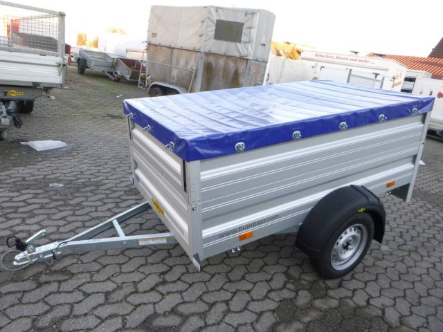 Humbaur HA 752111 mit Bordwand-Aufsatz und Flachplane - Car trailer: picture 1 Humbaur HA 752111 mit Bordwand-Aufsatz und Flachplane - Car trailer: picture 1