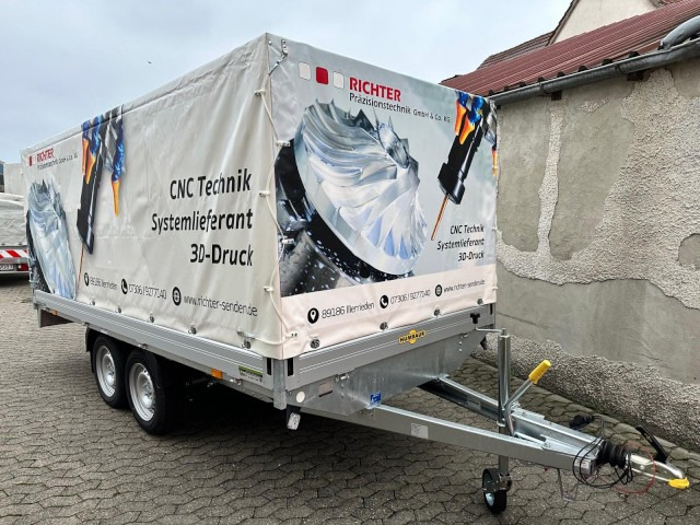 Humbaur Humbaur Plane mit Beschriftung im Digitaldruck - Car trailer: picture 1 Humbaur Humbaur Plane mit Beschriftung im Digitaldruck - Car trailer: picture 1