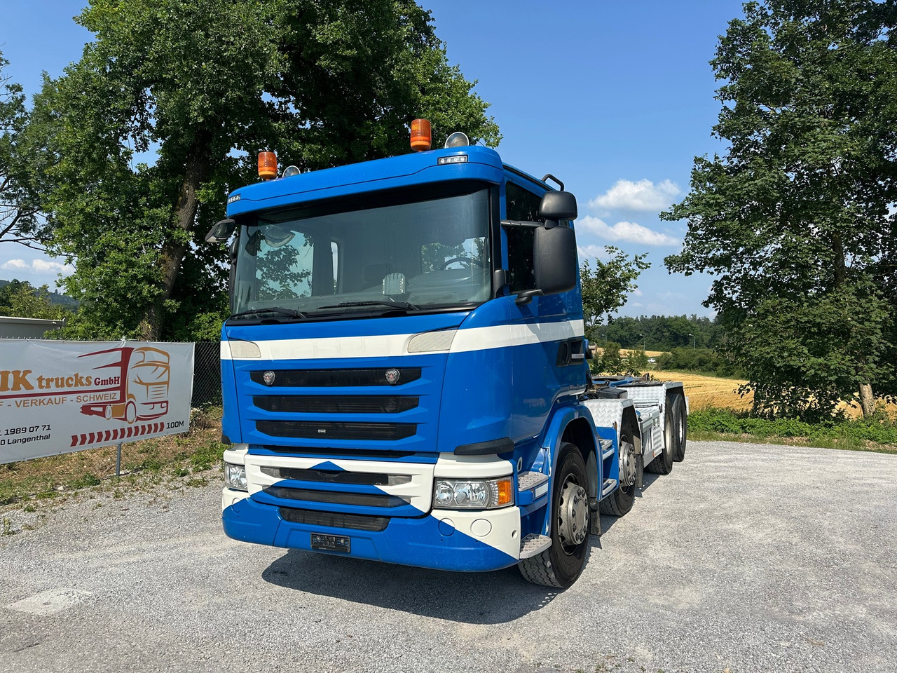 SCANIA G450 8x4 Hiab - Hook lift truck: picture 1 SCANIA G450 8x4 Hiab - Hook lift truck: picture 1