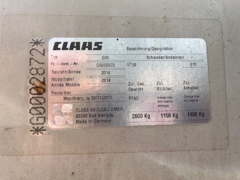 Tedder/ Rake Claas Liner 1650 Twin: picture 7 Tedder/ Rake Claas Liner 1650 Twin: picture 7