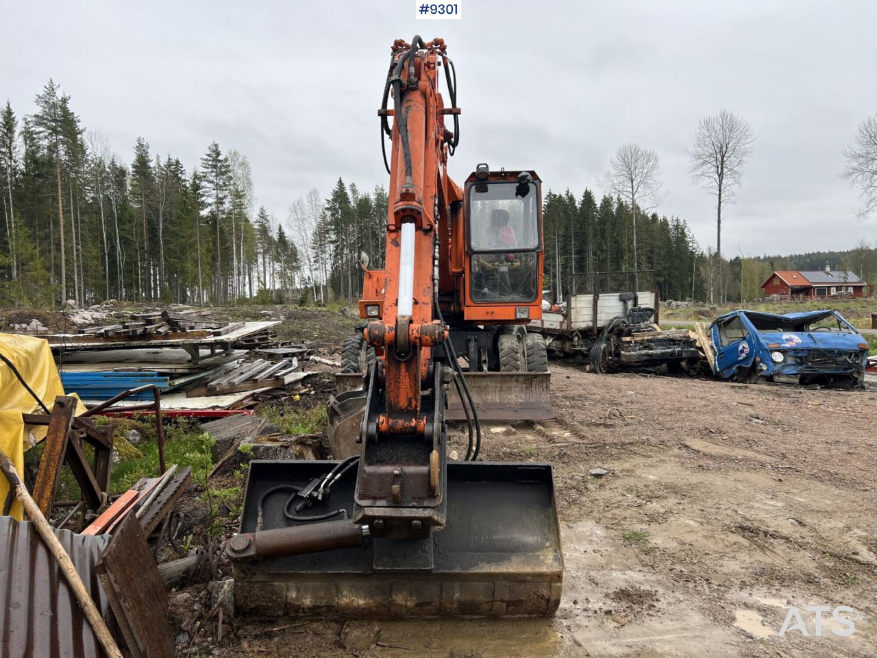 Wheel excavator Atlas 1302 E Wheeled excavator with attachments (VIDEO): picture 14