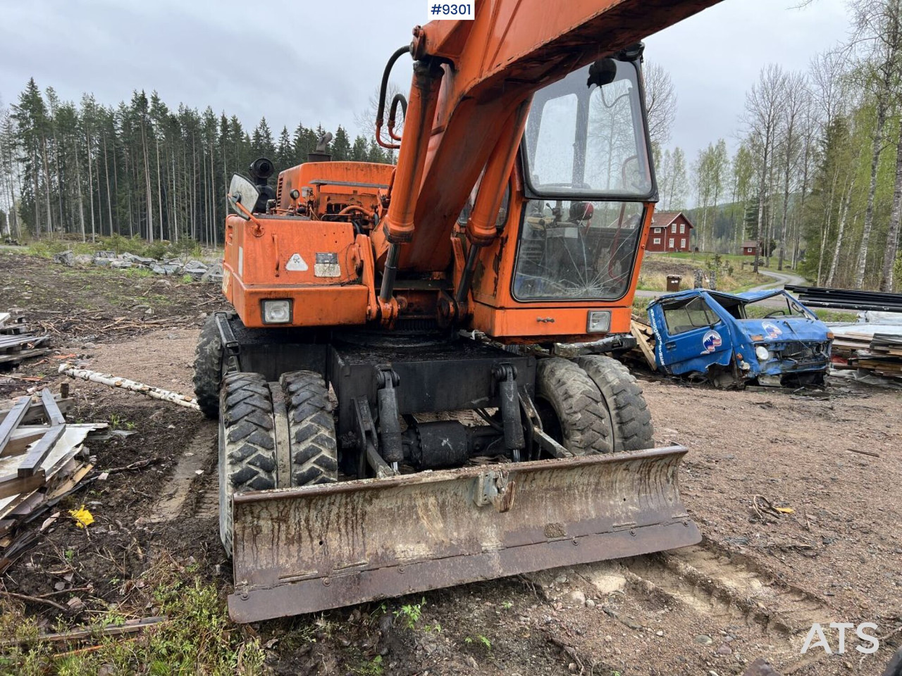 Wheel excavator Atlas 1302 E Wheeled excavator with attachments (VIDEO): picture 20