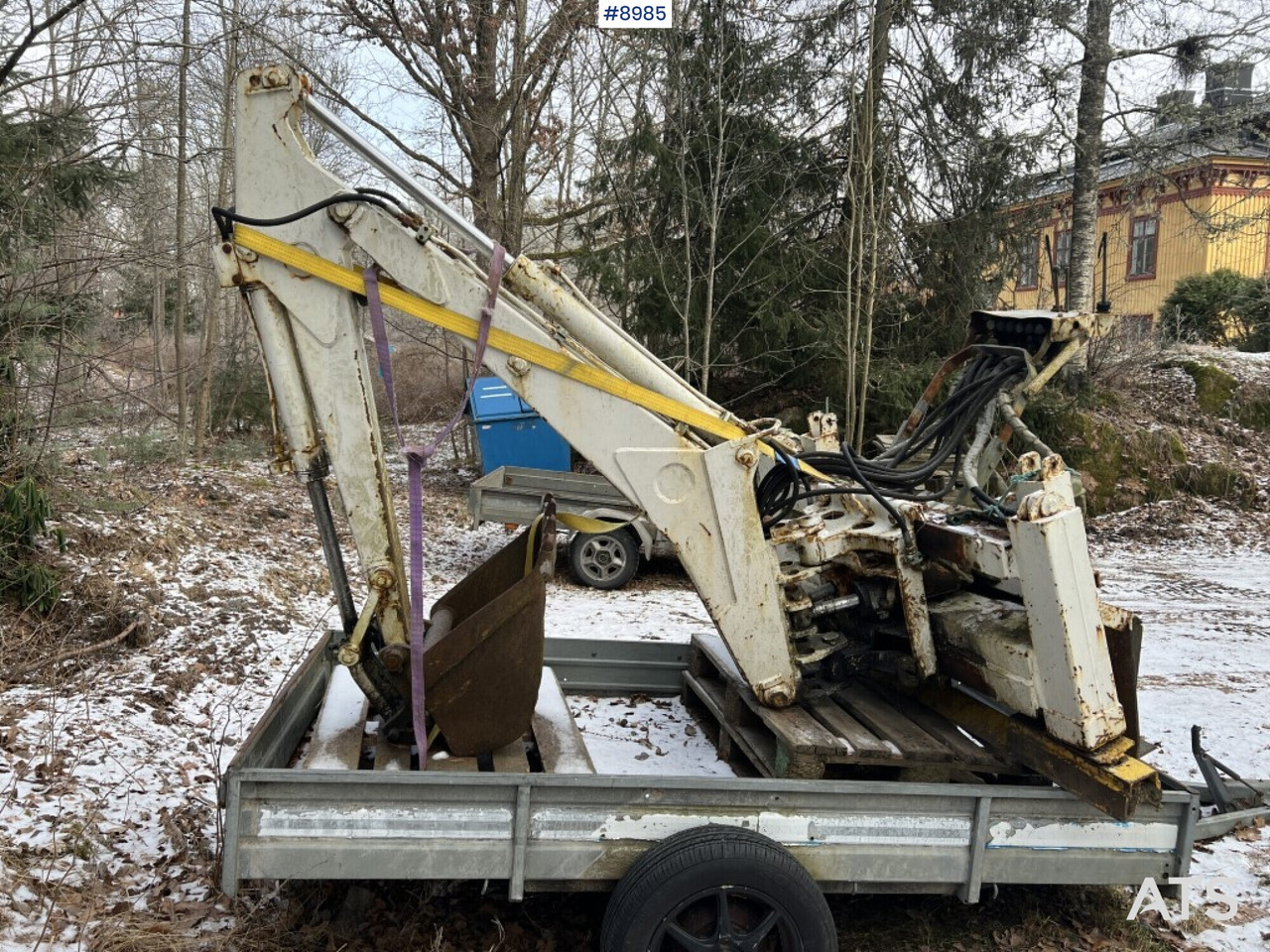 Backhoe - Attachment for Construction machinery: picture 1 Backhoe - Attachment for Construction machinery: picture 1