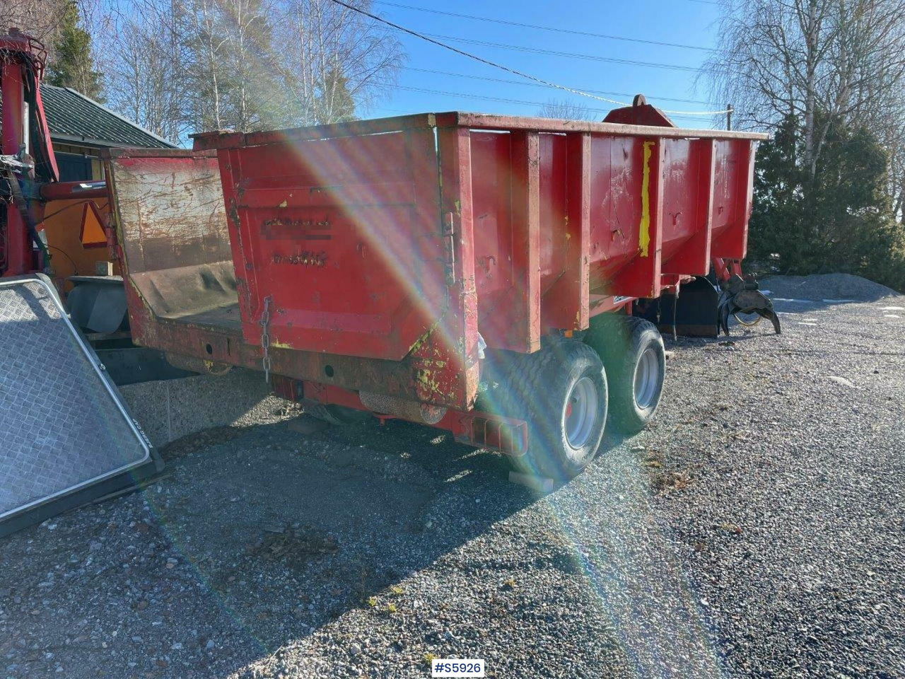 Bigab 7-10 hook truck trailer with flat - Roll-off/ Skip trailer: picture 5 Bigab 7-10 hook truck trailer with flat - Roll-off/ Skip trailer: picture 5