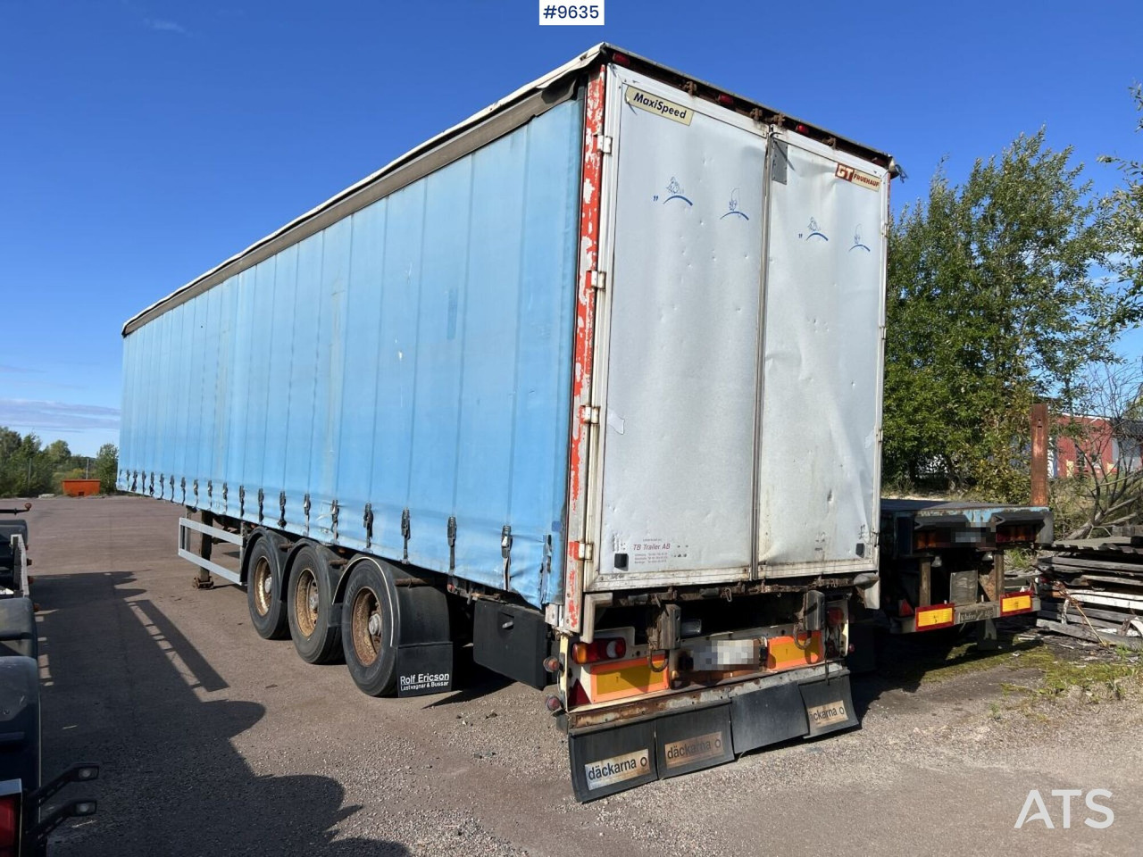 Chapel trailer Fruehauf SS136/P3S - Curtainsider semi-trailer: picture 3 Chapel trailer Fruehauf SS136/P3S - Curtainsider semi-trailer: picture 3
