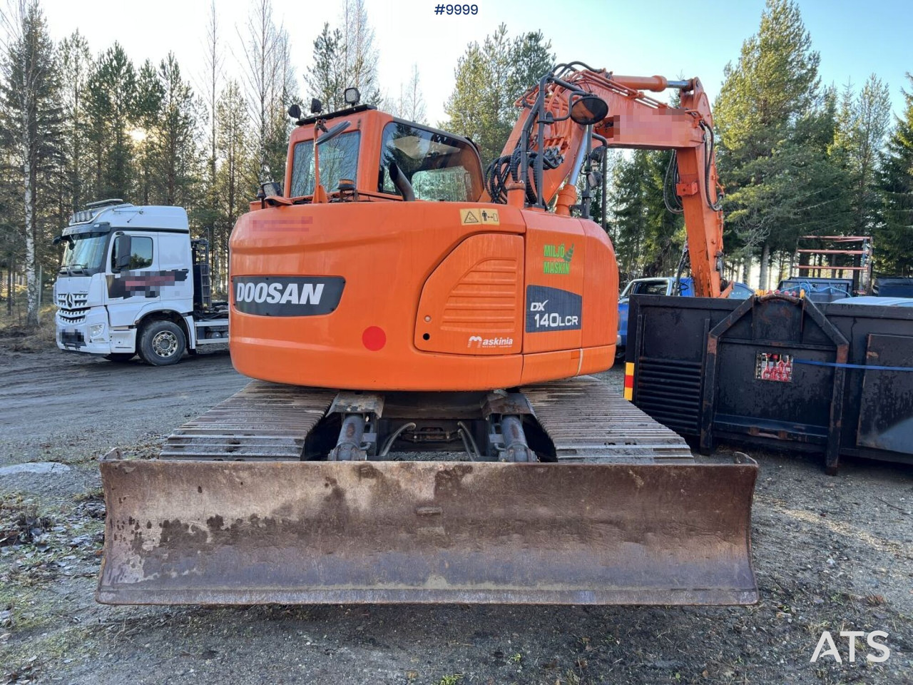 Doosan DX140LCR-3 Excavator with rotator - Crawler excavator: picture 5 Doosan DX140LCR-3 Excavator with rotator - Crawler excavator: picture 5
