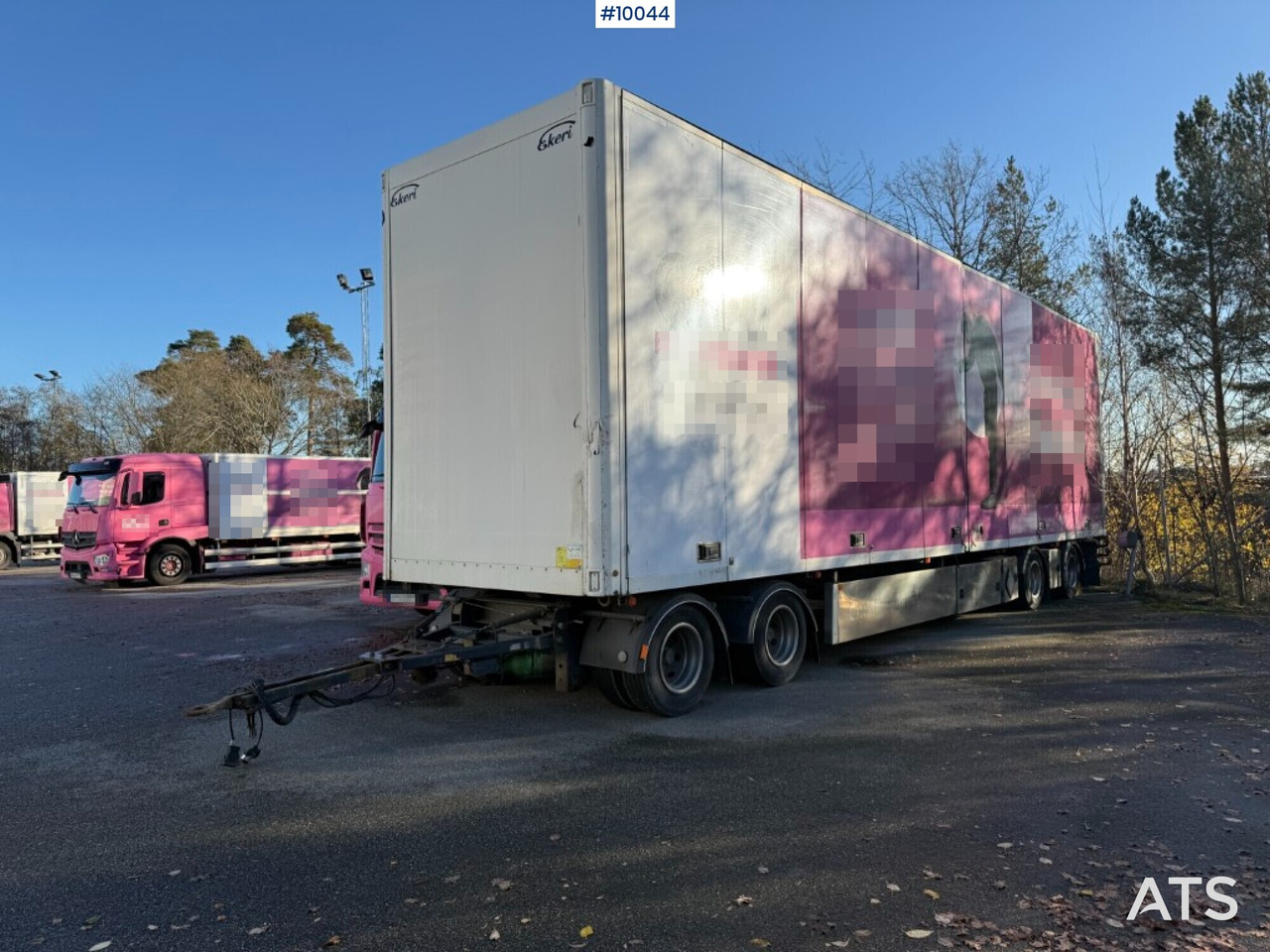 Ekeri S8-D cabinet trailer with opening side - Closed box trailer: picture 1 Ekeri S8-D cabinet trailer with opening side - Closed box trailer: picture 1