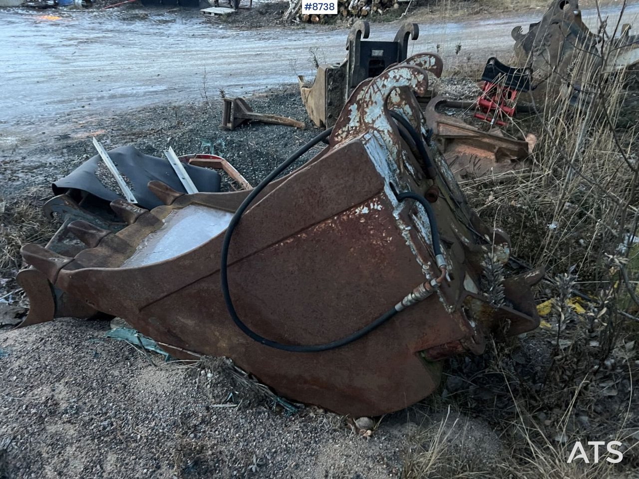 Grab John GJ600 Bucket SMP2 bracket - Excavator bucket: picture 3 Grab John GJ600 Bucket SMP2 bracket - Excavator bucket: picture 3