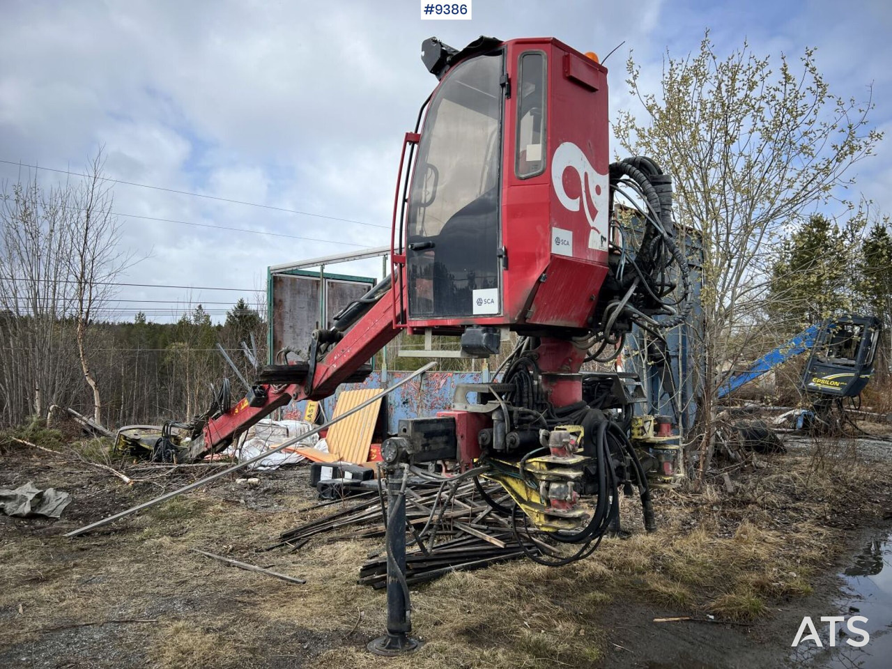 Loader crane HIAB LOGLIFT F108 ST 96 Timber crane / logging crane: picture 8