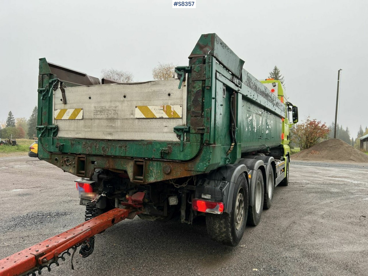 MAN TGF 35.540 med RKP 3-9.0 Vagn Gravel (Cassette) SEE VIDEO - Tipper: picture 3 MAN TGF 35.540 med RKP 3-9.0 Vagn Gravel (Cassette) SEE VIDEO - Tipper: picture 3