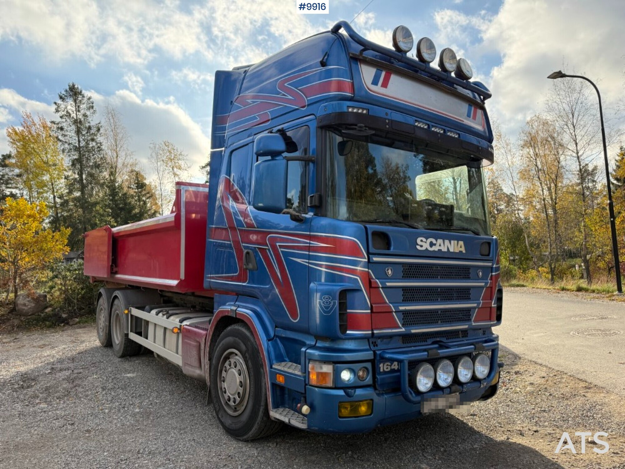 Scania R164 580 6X2 truck with flatbed - Dropside/ Flatbed truck: picture 2 Scania R164 580 6X2 truck with flatbed - Dropside/ Flatbed truck: picture 2