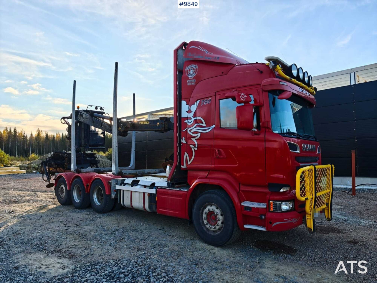 Scania R730 Tridem Timber Truck with Loglift F125S Crane (VIDEO) - Log truck, Crane truck: picture 2 Scania R730 Tridem Timber Truck with Loglift F125S Crane (VIDEO) - Log truck, Crane truck: picture 2