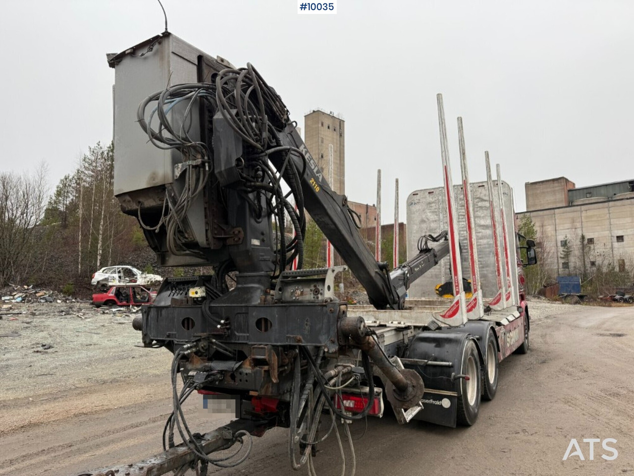 Scania R730 timber truck with crane and trailer (VIDEO) - Log truck, Crane truck: picture 5 Scania R730 timber truck with crane and trailer (VIDEO) - Log truck, Crane truck: picture 5