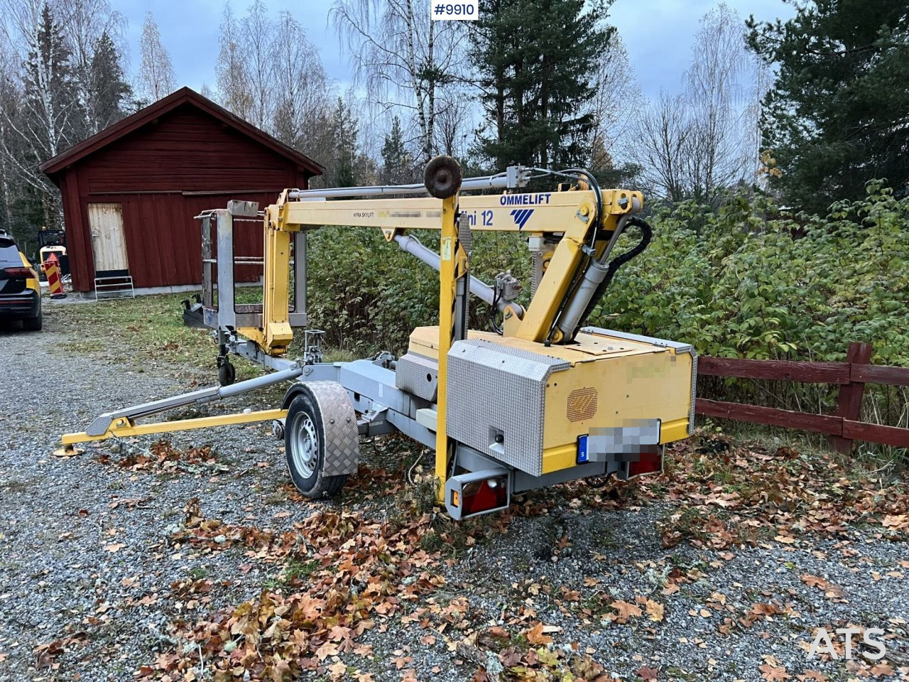 Skylift - Omme Mini-12 - Trailer mounted boom lift: picture 4 Skylift - Omme Mini-12 - Trailer mounted boom lift: picture 4