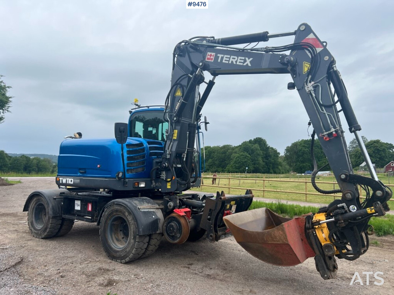 Terex TW 110 Railway machine (VIDEO) - Wheel excavator: picture 2 Terex TW 110 Railway machine (VIDEO) - Wheel excavator: picture 2