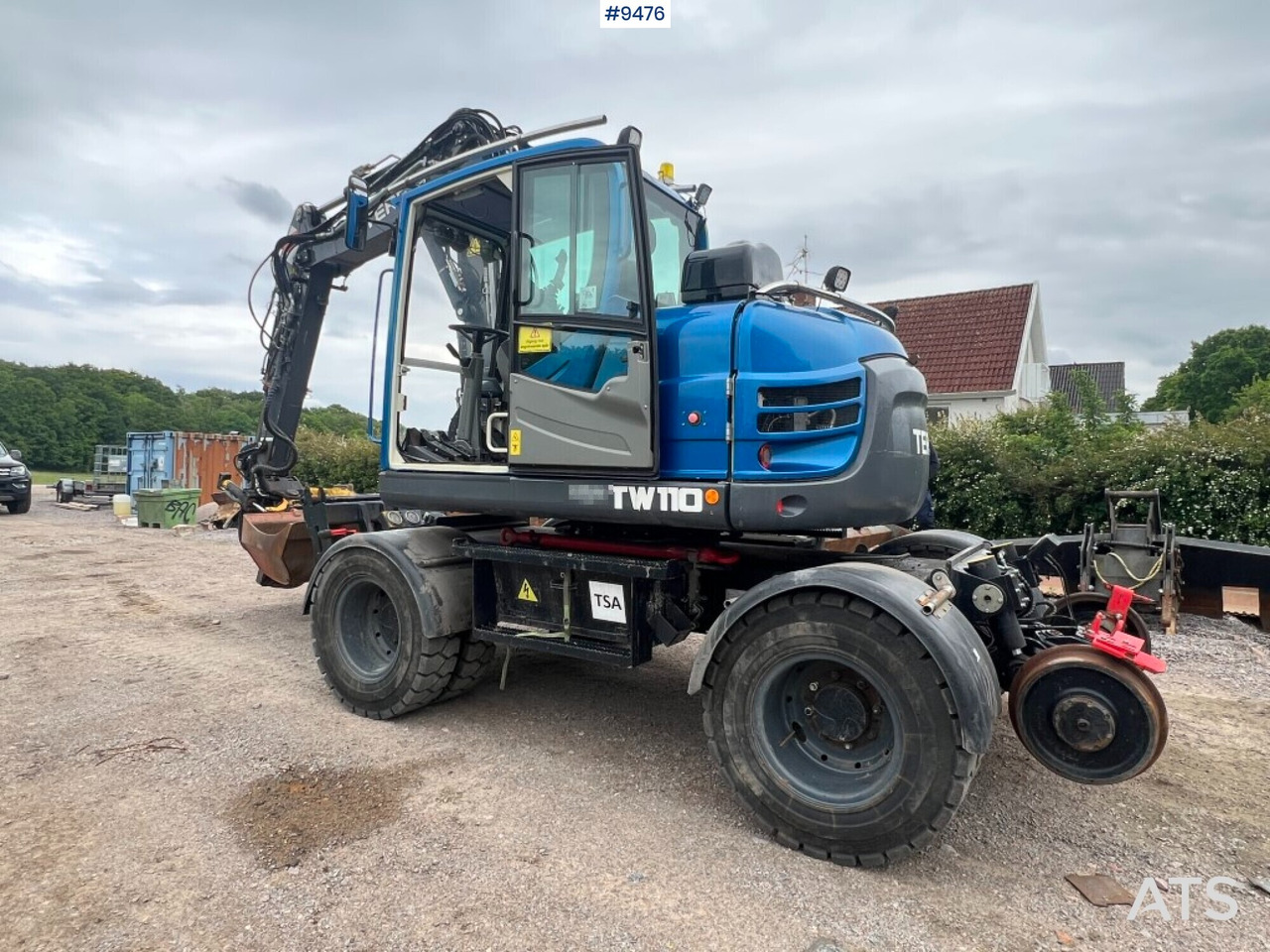 Terex TW 110 Railway machine (VIDEO) - Wheel excavator: picture 3 Terex TW 110 Railway machine (VIDEO) - Wheel excavator: picture 3